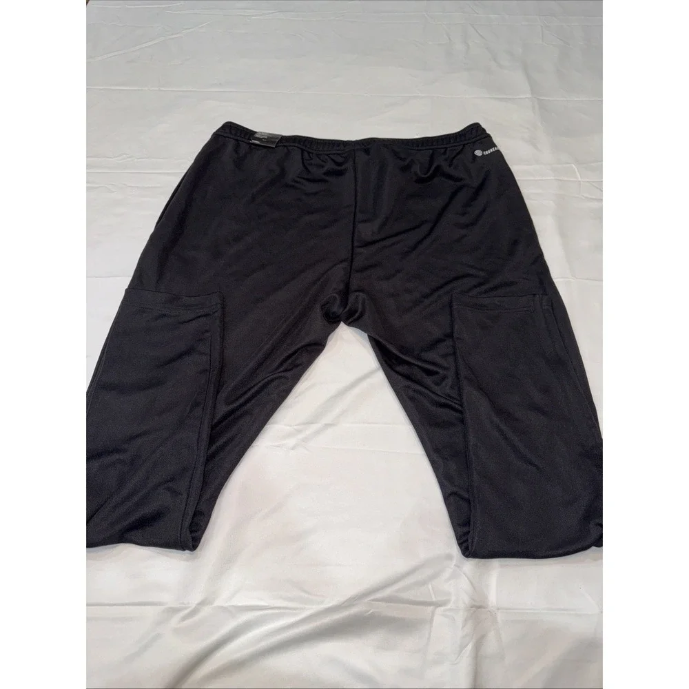 adidas AEROREADY Track Pants Men's Sz L Regular Fit Black NWT